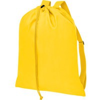 Классный яркий рюкзак-мешок ORIOLE на лямках, 33 х 42 см , желтый