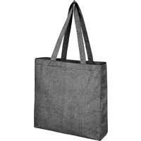 Эко-сумка PHEEBS из переработанного хлопка, 38 х 8,5 х 41 см, нагрузка 10 кг. , черный