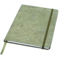 Блокнот A5 Breccia с листами из каменной бумаги, зеленый