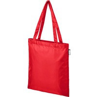 Эко-сумка шоппер SAI из переработанных пластиковых бутылок, под термотрансфер, 10 кг, 38 х 42 см , красный