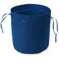 Чехол из войлока для упаковки небольшого подарка, d13 х 14,7 см, внутренний размер d12,8 х 12 см, синий