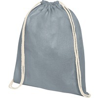 Рюкзак из хлопка OREGON, 33 х 44 см, нагрузка 5 кг., серый