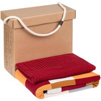 Изображение Подарочный набор Farbe для дома, средний: полотенце, плед компании Very Marque