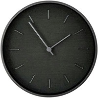 Интерьерные настенные часы Beam с циферблатом из черного дерева