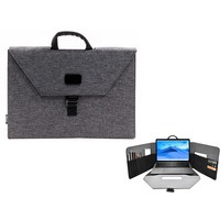 Картинка Классная сумка-траснформер SPECTER для ноутбука 15, 40,5 х 29 х 3 см. Сумка превращается в рабочее место для ноутбука. Отличный подарок для тех, кто любит работать в кафе. 
