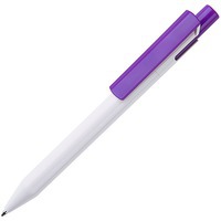 Ручка шариковая Zen, белый/фиолетовый, пластик