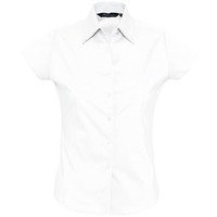 Рубашка женская Excess, белый_XS, 97% х/б, 3% п/э, 140г/м2