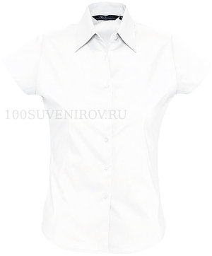 Фото Рубашка женская "Excess", белый_S, 97% х/б, 3% п/э, 140г/м2