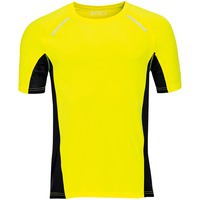 Футболка для бега "Sydney men", желтый_S, 92% полиэстер, 8% эластан, 180 г/м2