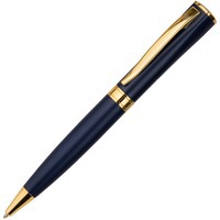 Фотка WIZARD GOLD, ручка шариковая, темно-синий/золотистый, металл