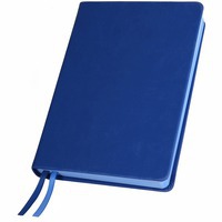 Картинка Ежедневник недатированный Softie, А5, синий, блок в клетку, синий обрез