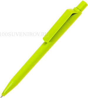 Фото Ручка шариковая DOT, зеленое яблоко, матовое покрытие, пластик