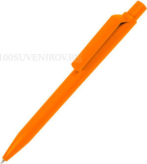Фото Ручка шариковая DOT, оранжевый, матовое покрытие, пластик