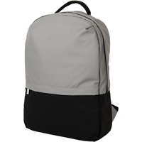 Рюкзак Hugo, серый/черный, 43х30х10 см, осн. ткань:100% пл-р с пок-тием PU,подкладка:100% пл-р