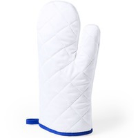 Кухонная прихватка-рукавица SILAX, белый с синим, полиэстер