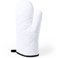 Прихватка-рукавица SILAX, белый с черным, полиэстер