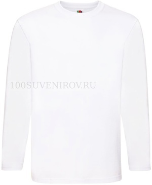 Фото Футболка "Super Premium Long Sleeve", белый, XL, 100% х/б, 190 г/м2