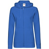 Толстовка без начеса "Ladies Lightweight Hooded Sweat", ярко-синий, XL, 80% х/б 20% полиэстер, 240 г/м2