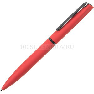 Фото FRANCISCA, ручка шариковая, красный/вороненая сталь, металл, пластик, софт-покрытие