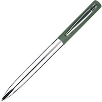 Фотка CLIPPER, ручка шариковая, темно-зеленый/хром, металл, покрытие soft touch