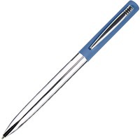 CLIPPER, ручка шариковая, синий/хром, металл, покрытие soft touch