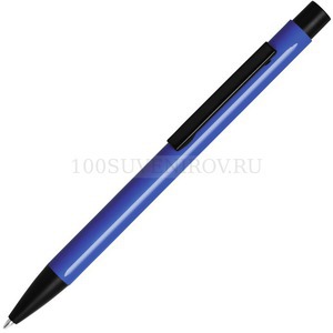Фото SKINNY, ручка шариковая, глянцевая, синий/черный, алюминий
