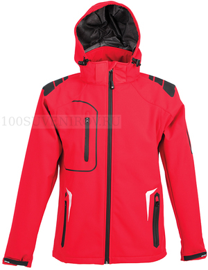 Фото Куртка мужская "ARTIC", красный,S, 97% полиэстер, 3% эластан,  320 г/м2