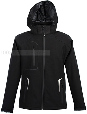 Фото Куртка мужская "ARTIC", чёрный, S, 97% полиэстер, 3% эластан,  320 г/м2 (черный)