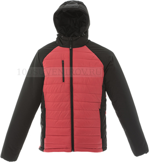 Фото Куртка мужская "TIBET",красный/чёрный, S, 100% нейлон, 200  г/м2
