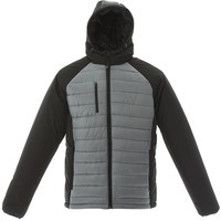 Куртка мужская "TIBET",серый/чёрный,XL, 100% нейлон, 200  г/м2