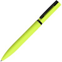 MIRROR BLACK, ручка шариковая, зеленое яблоко, металл, софт- покрытие