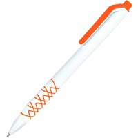N11, ручка шариковая, оранжевый, пластик