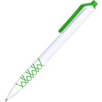 N11, ручка шариковая, зеленый, пластик