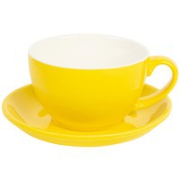 Картинка Чайная/кофейная пара CAPPUCCINO, желтый, 260 мл, фарфор