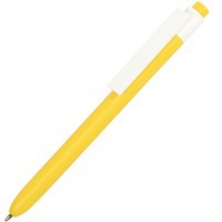 Фотка RETRO, ручка шариковая, желтый, пластик