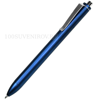 Фото M2, ручка шариковая, синий, пластик, металл