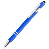 LEKOR, ручка шариковая со стилусом, синий, металл