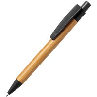 Фото SYDOR, ручка шариковая, черный, бамбук, пластик с пшеничной соломой