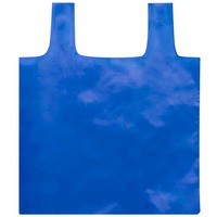 Фотка Складная сумка-майка для покупок Restun, синий, 45x38,5 см, 100% полиэстер RPET
