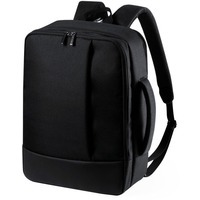 Рюкзак "Hurkon", черный, 41x32x12,5 см, 100% полиэстер 300D
