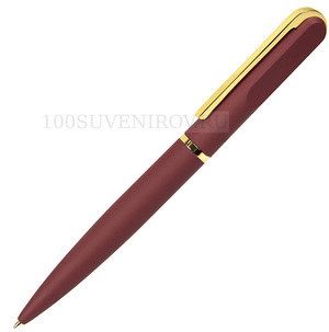 Фото FARO, ручка шариковая, бордовый/золотистый, металл, пластик, софт-покрытие