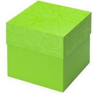 Подарочная коробка ДРЕВО ЖИЗНИ в форме куба, 15,5 х 15,5 х 15,5 см  