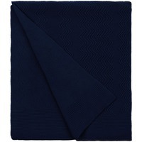 Фотка Плед Marea, темно-синий (сапфир) из брендовой коллекции teplo