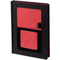 Фотка Ежедневник Mobile, недатированный, черный с красным