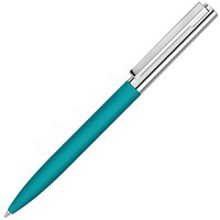 Фотография Фирменная шариковая ручка BRIGHT GUM софт-тач, зеркальная гравировка, d0,9 х 13,9 см
