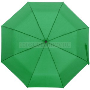 Фото Зонт складной Monsoon, зеленый «Molti»