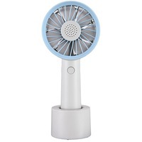 Портативный вентилятор FLOW Handy Fan I White под нанесение логотипа, 8,4 х 18,1 х 4,4 см