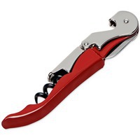 Изображение Фирменный нож сомелье Pulltap's Basic с двойным рычагом и лезвием из нержавеющей стали, 12 х 2,2 х 1,5 см. На ручке предусмотрено место для нанесения логотипа.