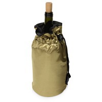 Картинка Фирменный охладитель для бутылки шампанского COLD BUBBLES в виде мешочка, d11,5 х 27,5 см