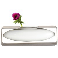 Стильная дизайнерская ваза для цветов FLOAT из стали и фарфора